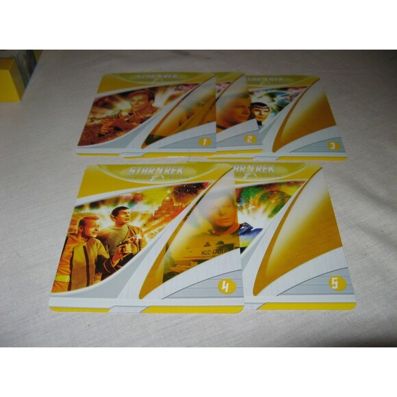 Star Trek The Original Series Remastered DVD Edition Seasons 1 2 3 With Card Set - Picture 5 of 12